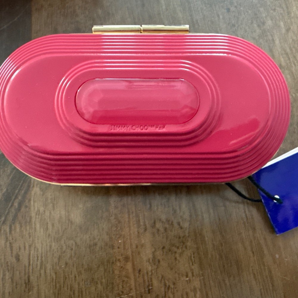 Jimmy Choo x H&M Limited Edition Pink Hard Shell Clutch